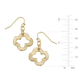 Dainty Open Clover Earrings