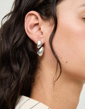Essentia Earrings, silver