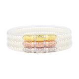 Three Queens All Weather Bangles® (AWB®) - White Pearl