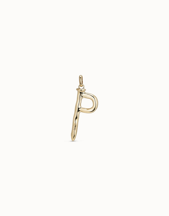 Letter P (gold or silver)