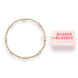 Two Tone Leah Bracelet, 6.75" (2 Options)