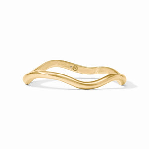 Wave Bangle, gold