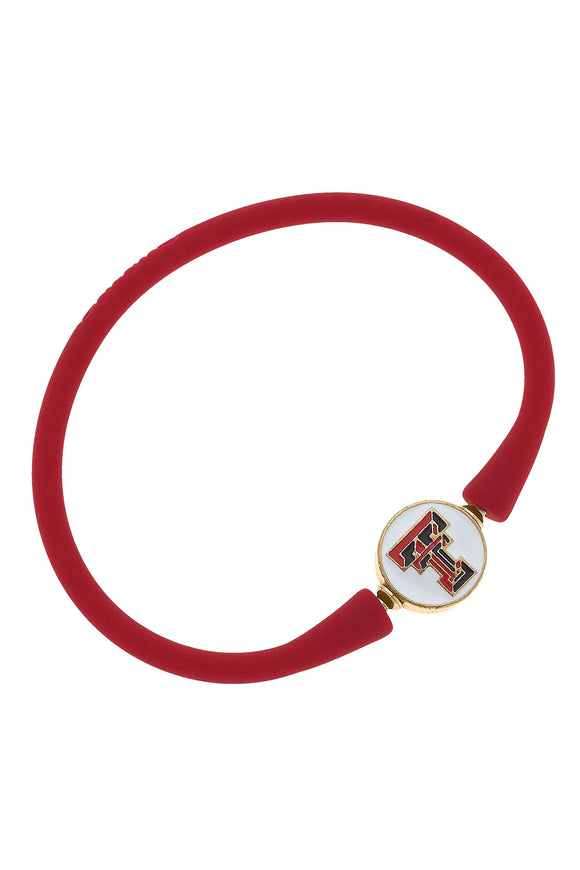 Texas Tech Red Raiders Enamel Silicone Bali Bracelet