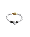 Medelux bracelet, silver/gold