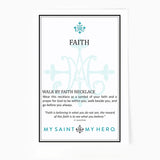 Walk by Faith Necklaces, gold or silver