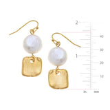 Freshwater Pearl Earrings (gold or silver)