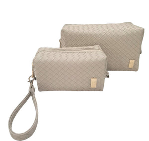Luxe Woven Duo Bag