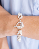Double Link Chain Bracelet (gold or silver)