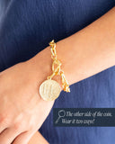Peruvian Coin Toggle Bracelet