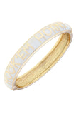 Texas Longhorns Sculpted Enamel Hinge Bangle