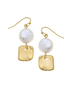 Freshwater Pearl Earrings (gold or silver)