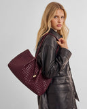 Nova Small Shoulder Tote, Cherry Mixed