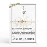 Blessings and Joy Bracelet - Metallic Gold/Rose
