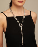 YOLO necklace, silver
