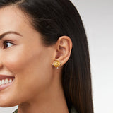 Bee Cameo Stud, Cubic Zirconia