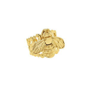 Gold Bee Ring