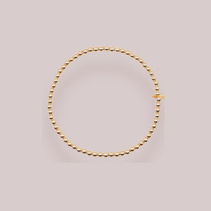 Elastic Bracelet Standard 6.75" (gold)