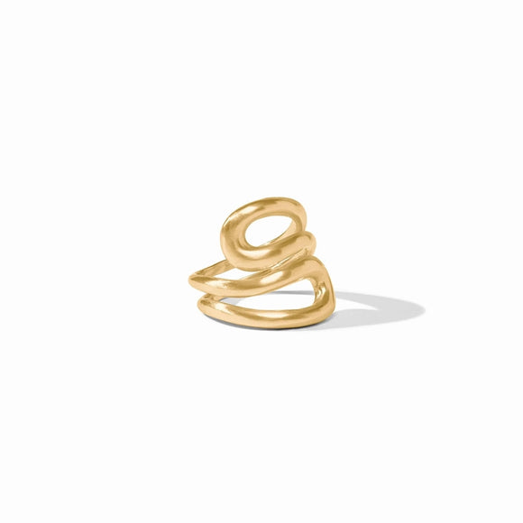 Wave Wrap Ring-Gold-OS