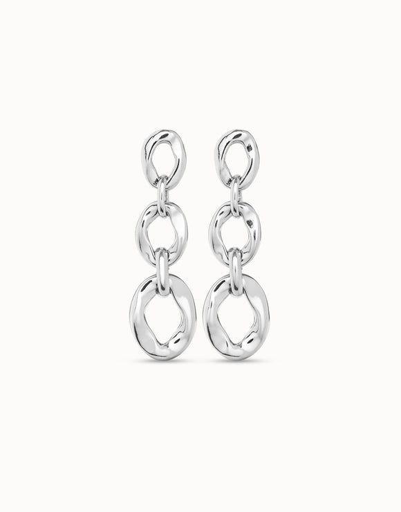 YOLO earrings, silver