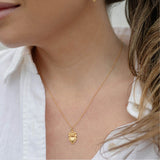 Sacred Heart Flower Necklace