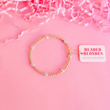 Two Tone Olive Bracelet (6.75")
