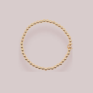 Elastic Bracelet, 7.25" (gold or silver)