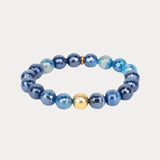 Melange Beaded Bracelet - Sapphire