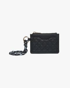 Rhodes Quilted Wallet w/ Chain Bangles