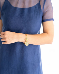 Peruvian Coin Toggle Bracelet