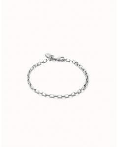 Bracelet with mid-sized links (silver or gold)