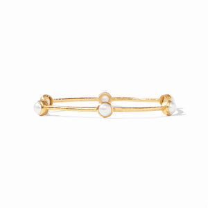 Milano Luxe Pearl Bangle, gold