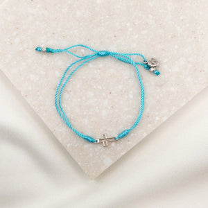 Filled by Faith Bracelet, turquoise/gold or silver