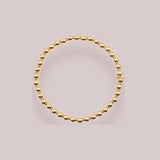 Elastic Bracelet, 7.25" (gold or silver)