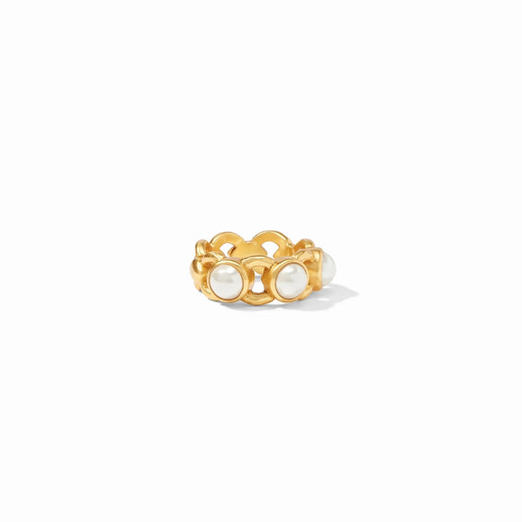 Palermo Pearl Ring, gold