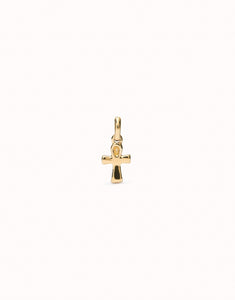 Cross Shaped Charm (gold or silver)