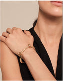 Shackled bracelet, gold