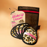 Makeup Eraser, 7-Day Set, Leopard