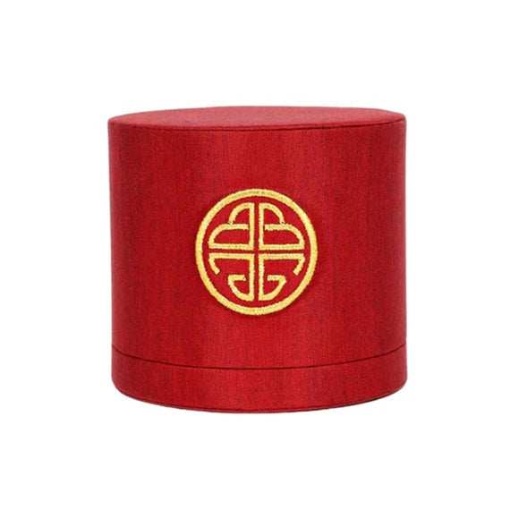 Silk Canister Box w/Insert (red)