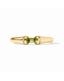 Rainbow Demi Cuff, Iridescent Palmetto Green, gold