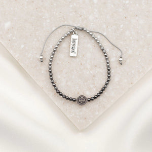 Love Lights the Way - St. Amos Crystal Pearl Bracelet (silver or gold)