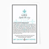 Love Lights the Way - St. Amos Crystal Pearl Bracelet (silver or gold)