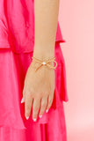 Bow Bracelet, gold