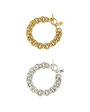Double Link Chain Bracelet (gold or silver)