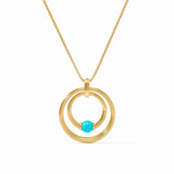 Hydra Pendant, Turquoise Blue