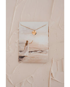 Hope - Disc Necklace