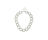 Double Loop Chain necklace, silver
