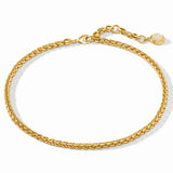 Cobblestone Link Necklace, gold