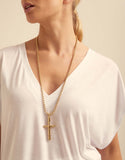 Faith necklace, gold