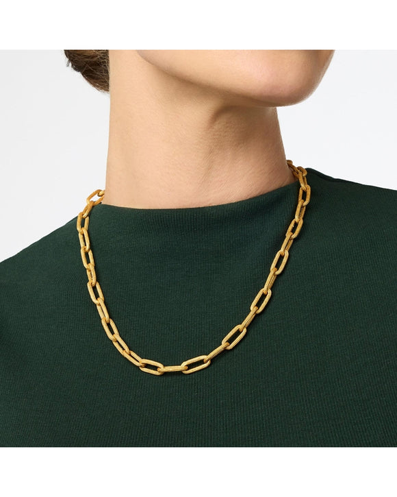 Cheval Paperclip Link Necklace, gold