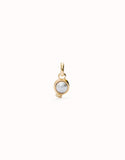 Charm with White Pearl (gold or silver)